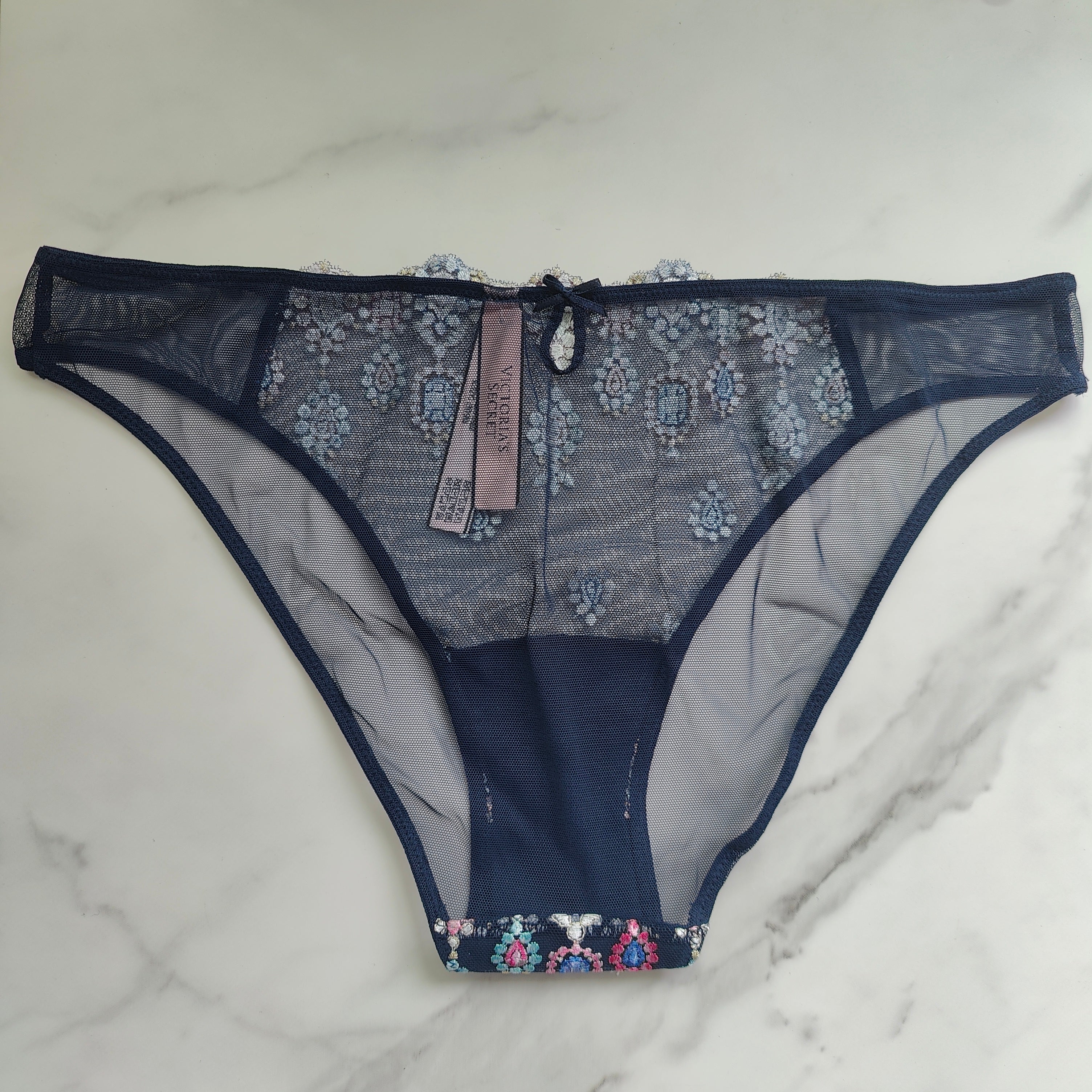 Dream Angels Bejeweled Embroidery Cheekini Panty