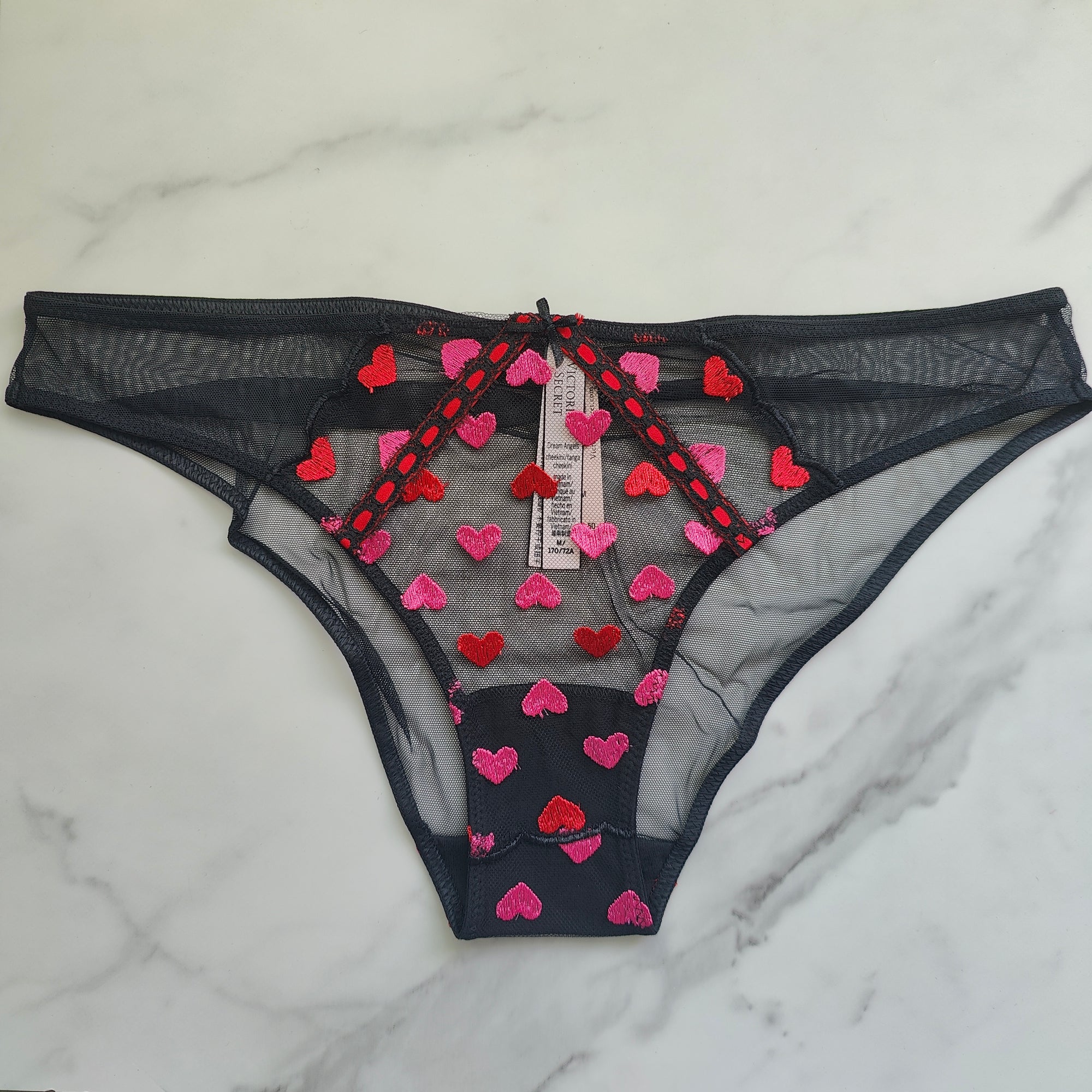 Dream Angels Heart Embroidery Cheekini Panty