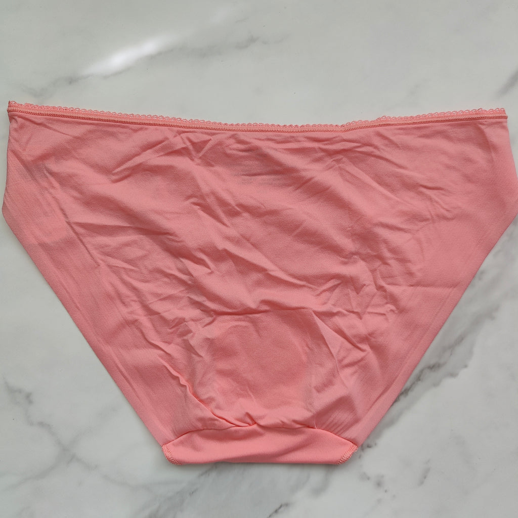 Vanishing Edge Microfiber with Lace Bikini Panty
