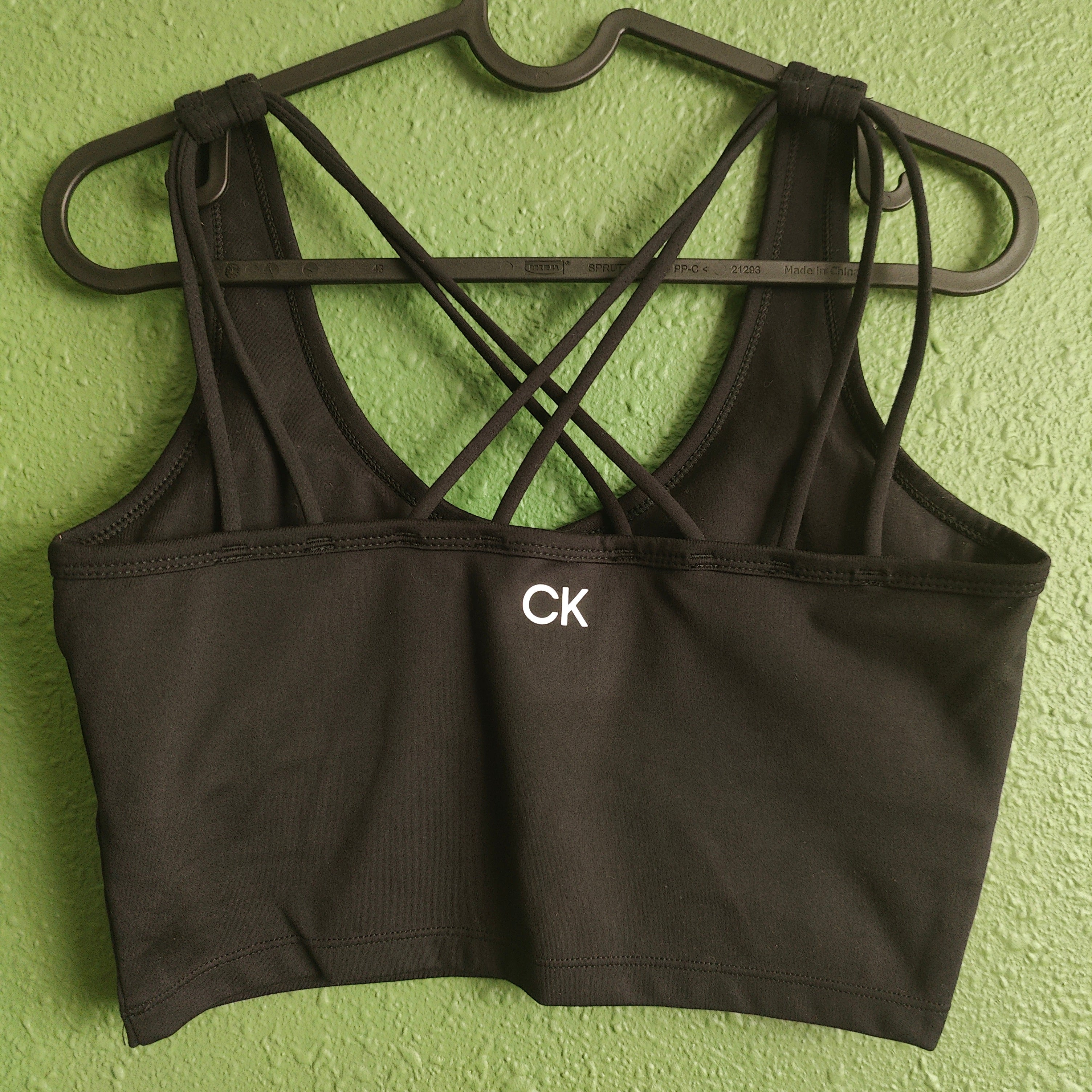 Calvin klein strappy sports clearance bra