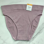 Seamless Ribbed Hi-Cut Bikini Panty