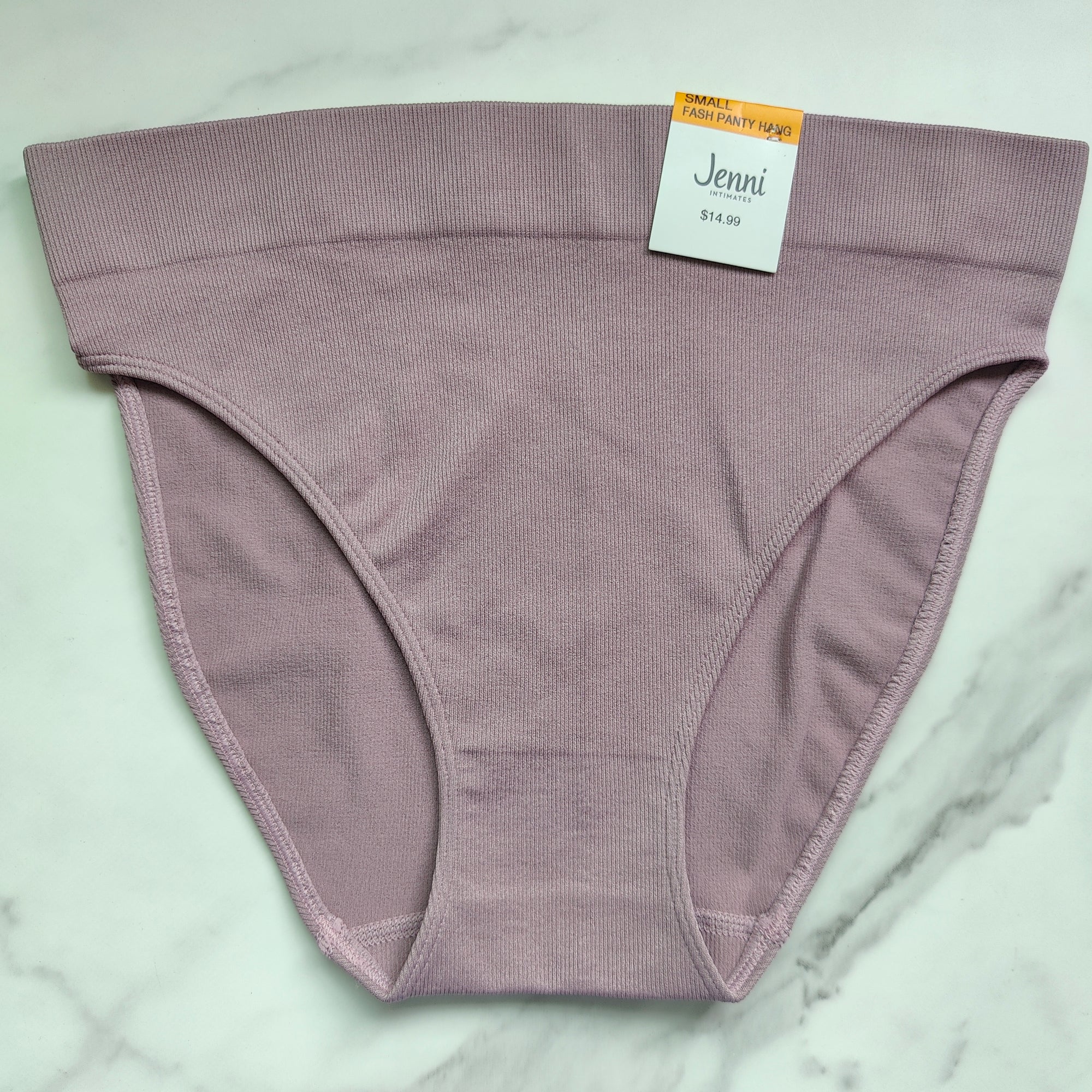 Seamless Ribbed Hi-Cut Bikini Panty