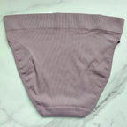 Seamless Ribbed Hi-Cut Bikini Panty