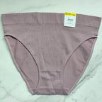 Seamless Ribbed Hi-Cut Bikini Panty