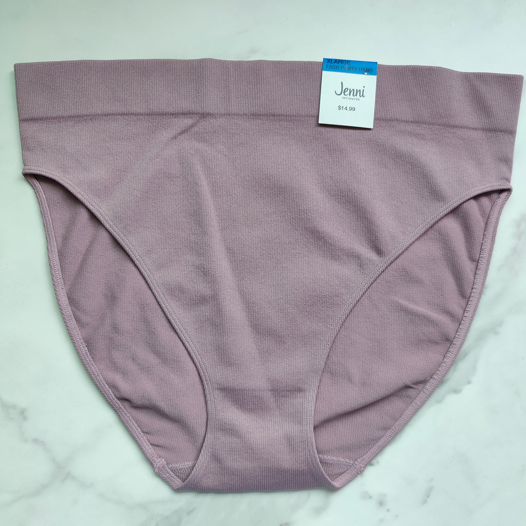 Seamless Ribbed Hi-Cut Bikini Panty