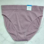 Seamless Ribbed Hi-Cut Bikini Panty