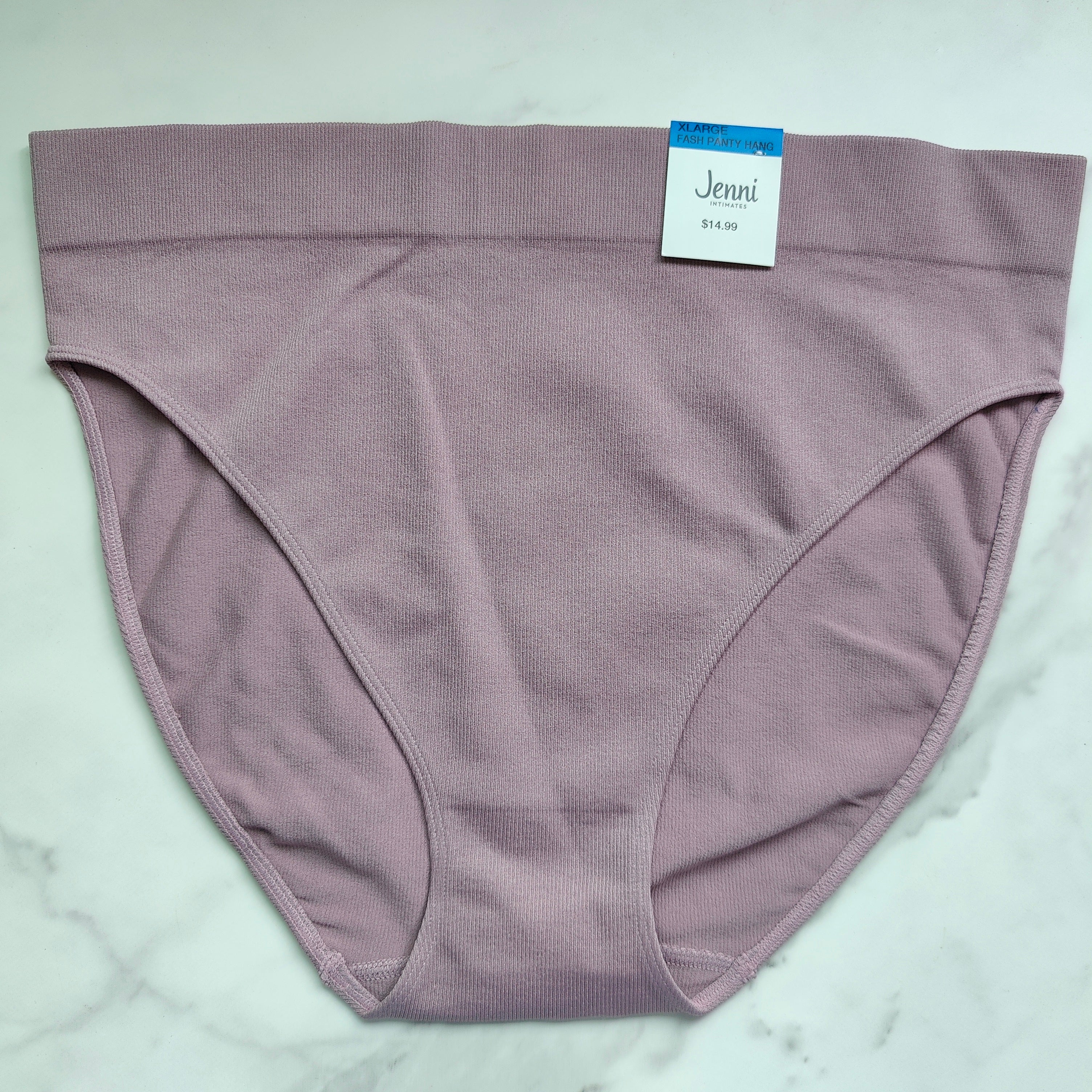 Seamless Ribbed Hi-Cut Bikini Panty