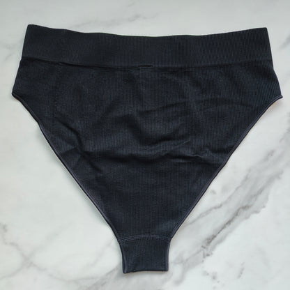 Seamless High Waist Rib Bikini Panty