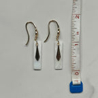 Sofiya Handmade 18K Gold Plated Copper Cubic Zirconia and Mother of Pearl Shell Earrings