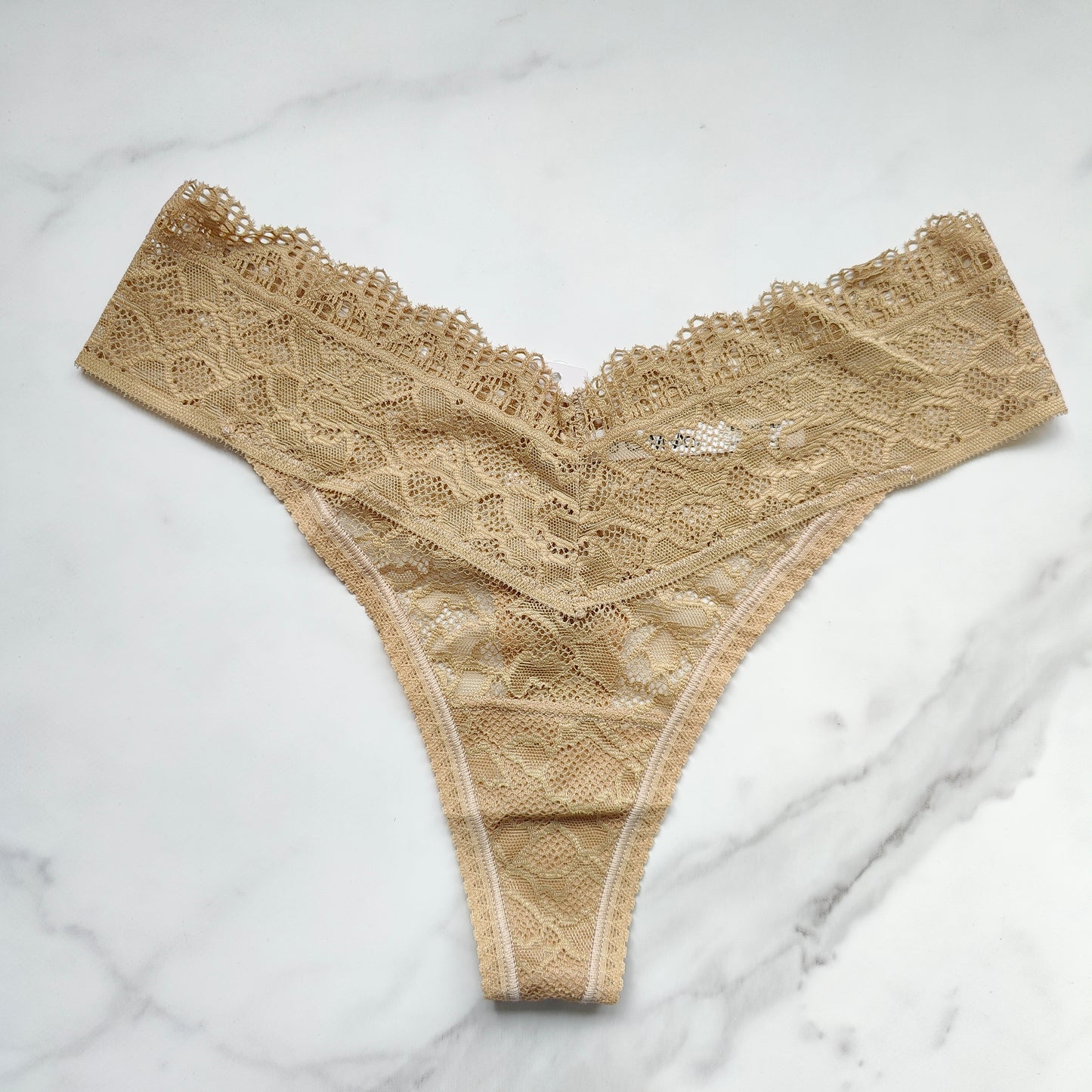 Embraceable Enchanting All-Over Lace Thong Panty