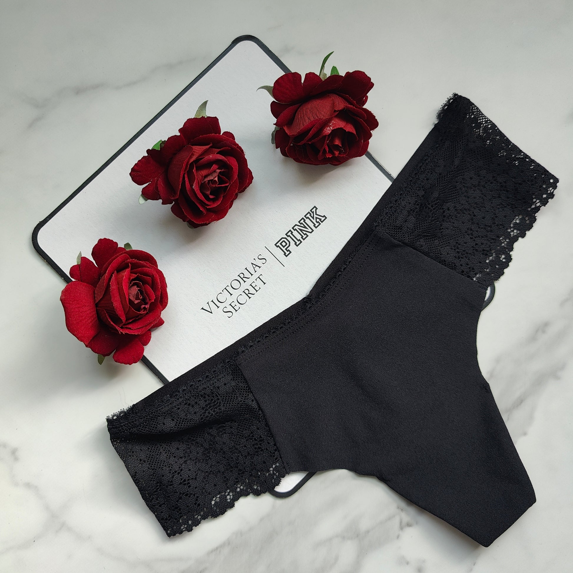 Lace Detail No-Show Thong Panty – Goob's Closet & Boutique