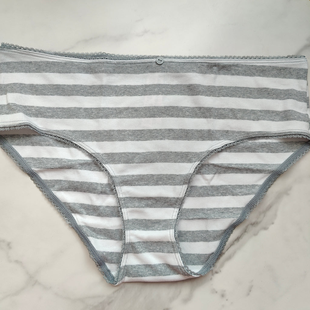 Ribbed Cotton Hiphugger Panty