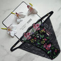 Victoria's Secret  Very Sexy Embroidered Adjustable String Cheeky Panty 