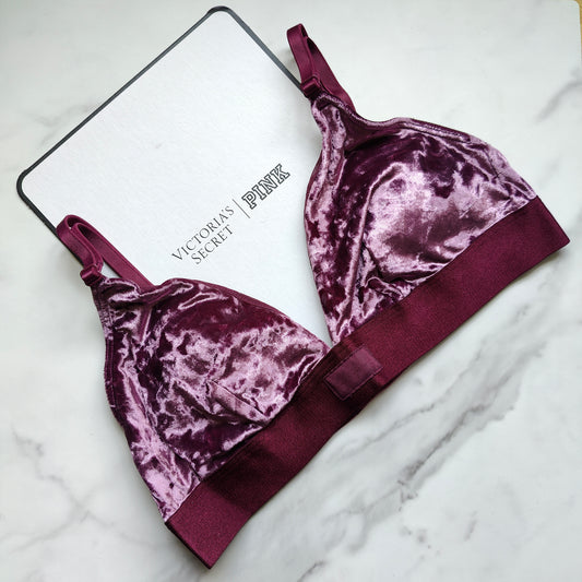 Velvet Triangle Bralette