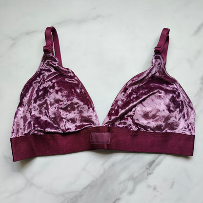 Velvet Triangle Bralette