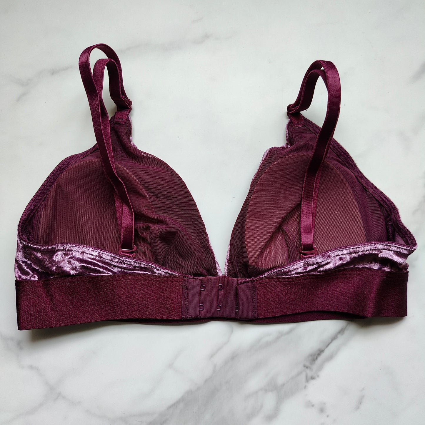 Velvet Triangle Bralette