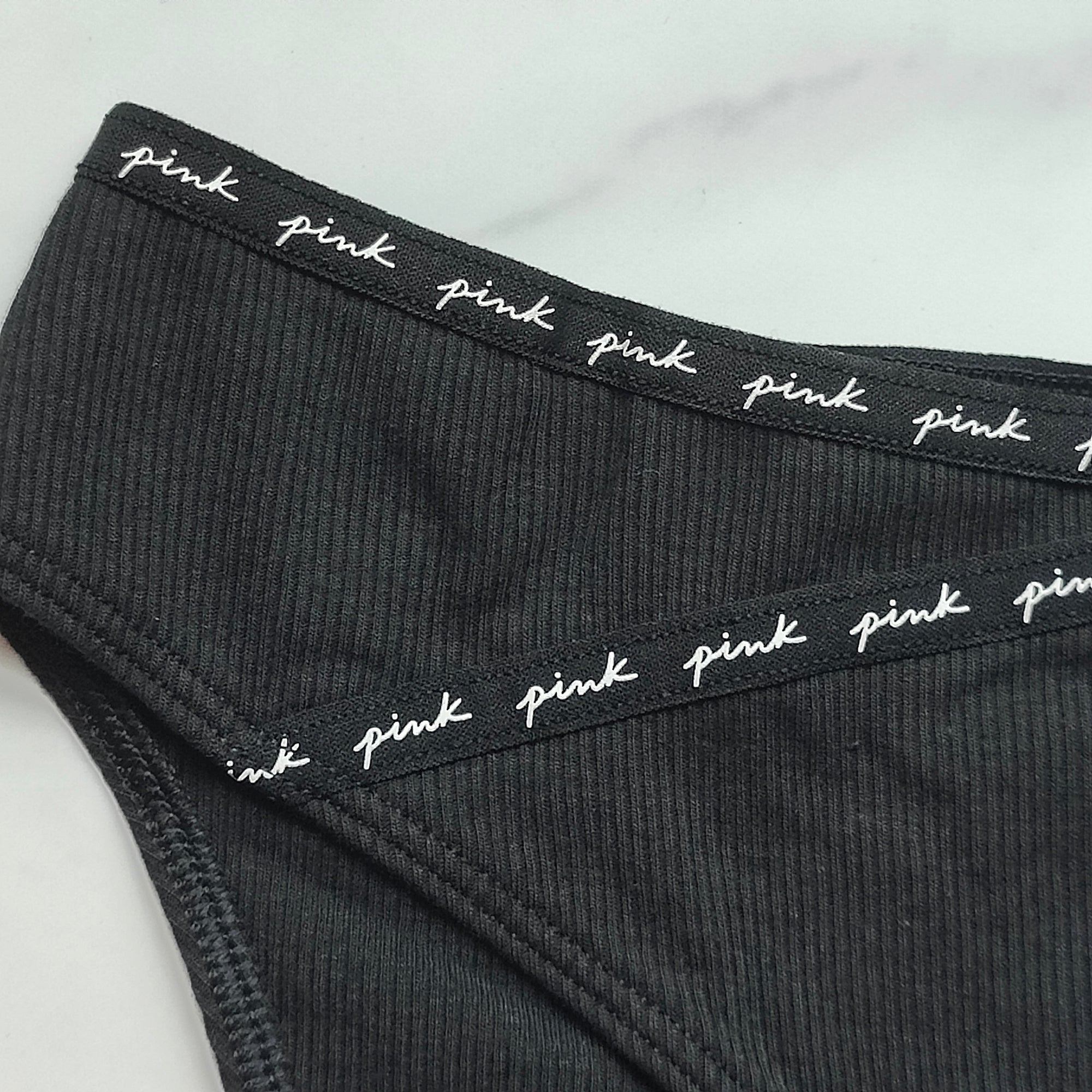 Rib Logo Cotton Bikini Panty