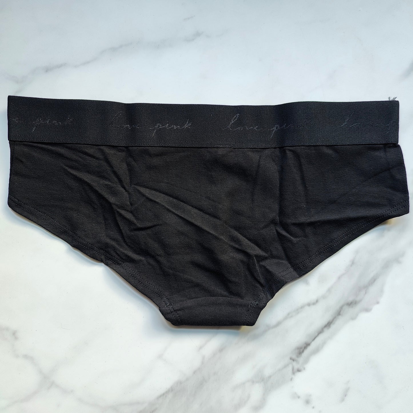 Script Elastic Logo Hipster Panty