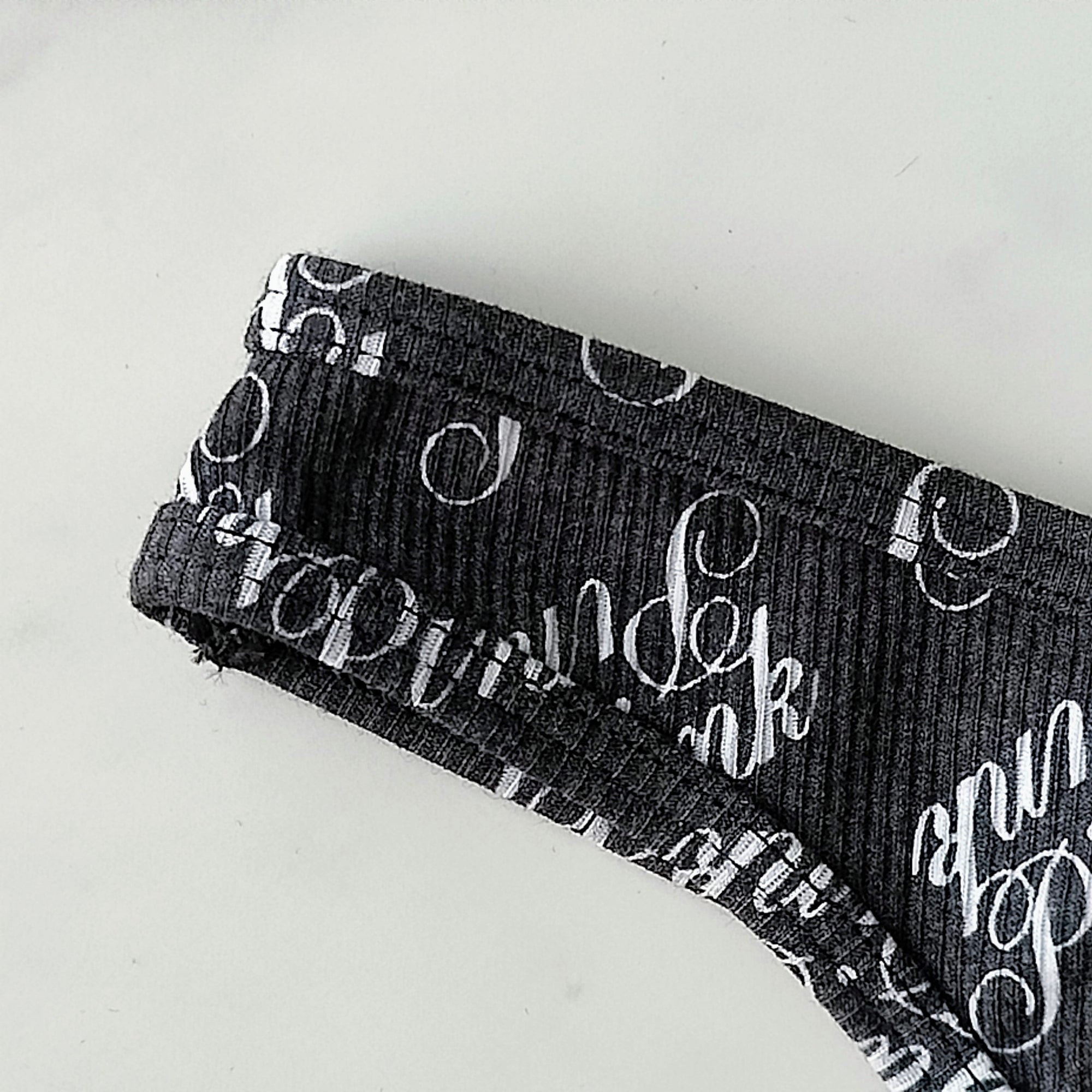 Rib Cotton High-Leg Thong Panty