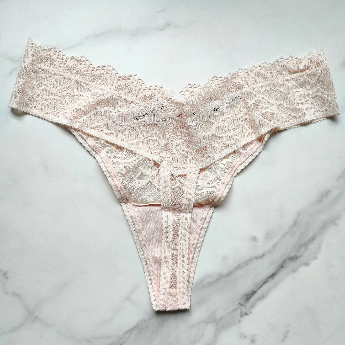 Embraceable Enchanting All-Over Lace Thong Panty