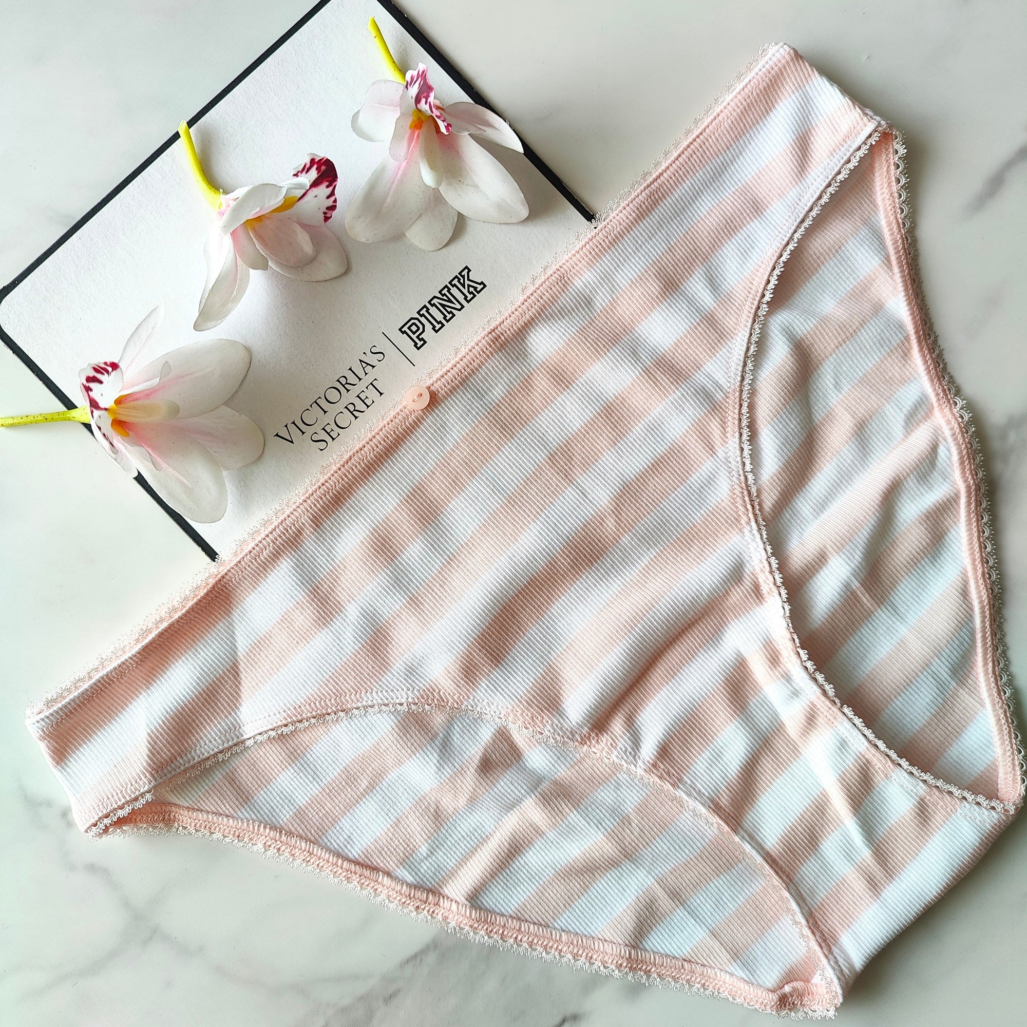 Ribbed Cotton Bikini Panty
