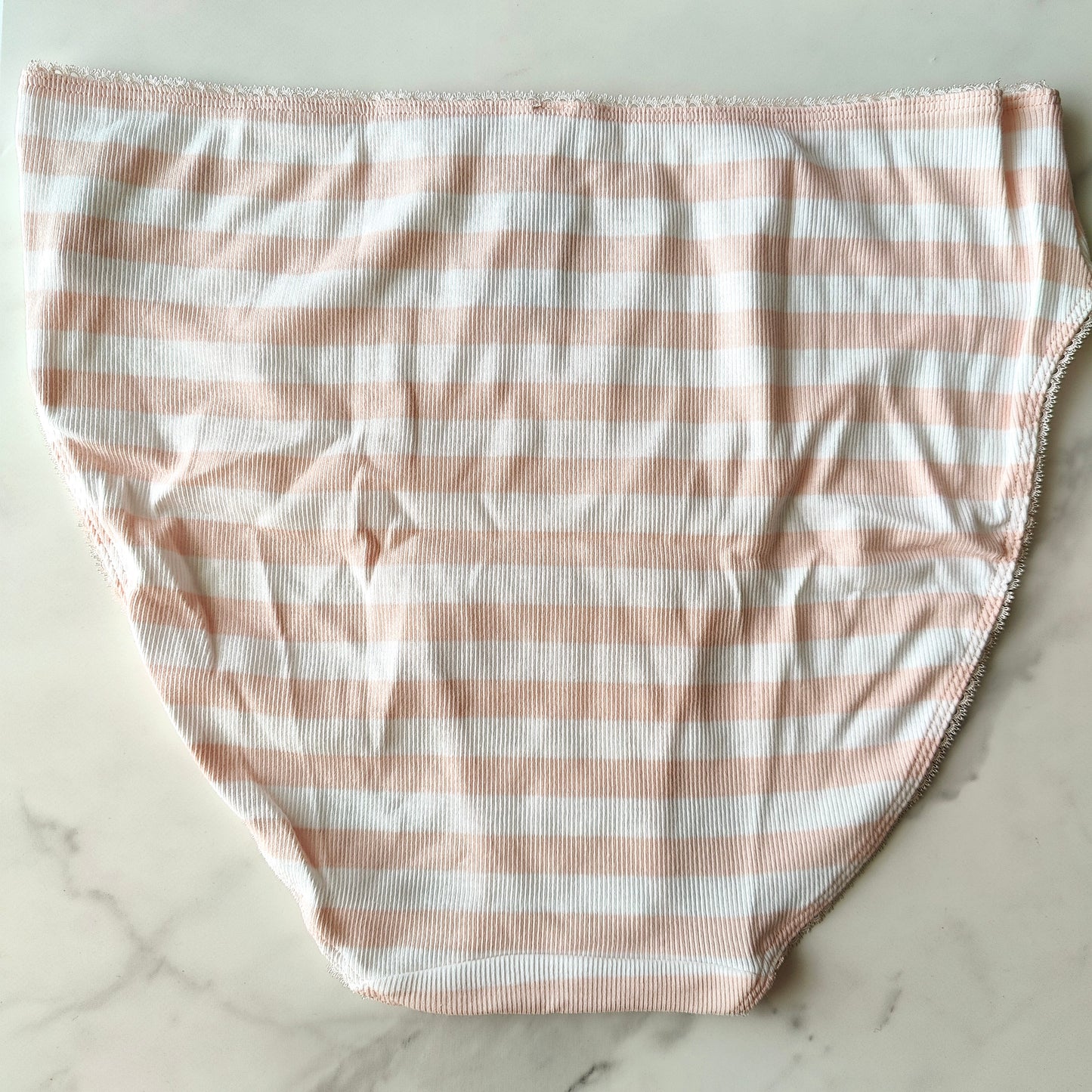 Ribbed Cotton High-Leg Brief Panty