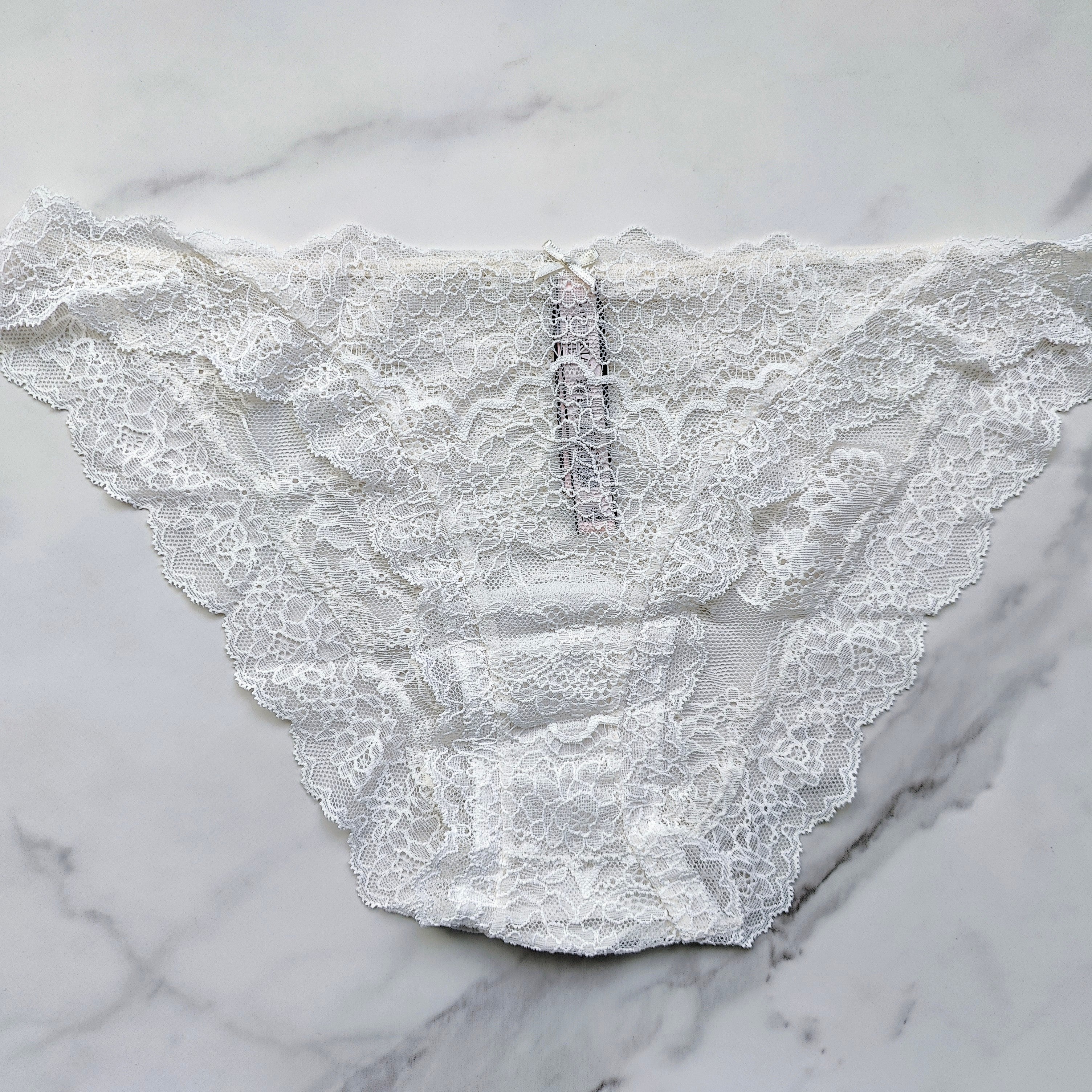 Dream Angels Lace Corded Cheekini Panty