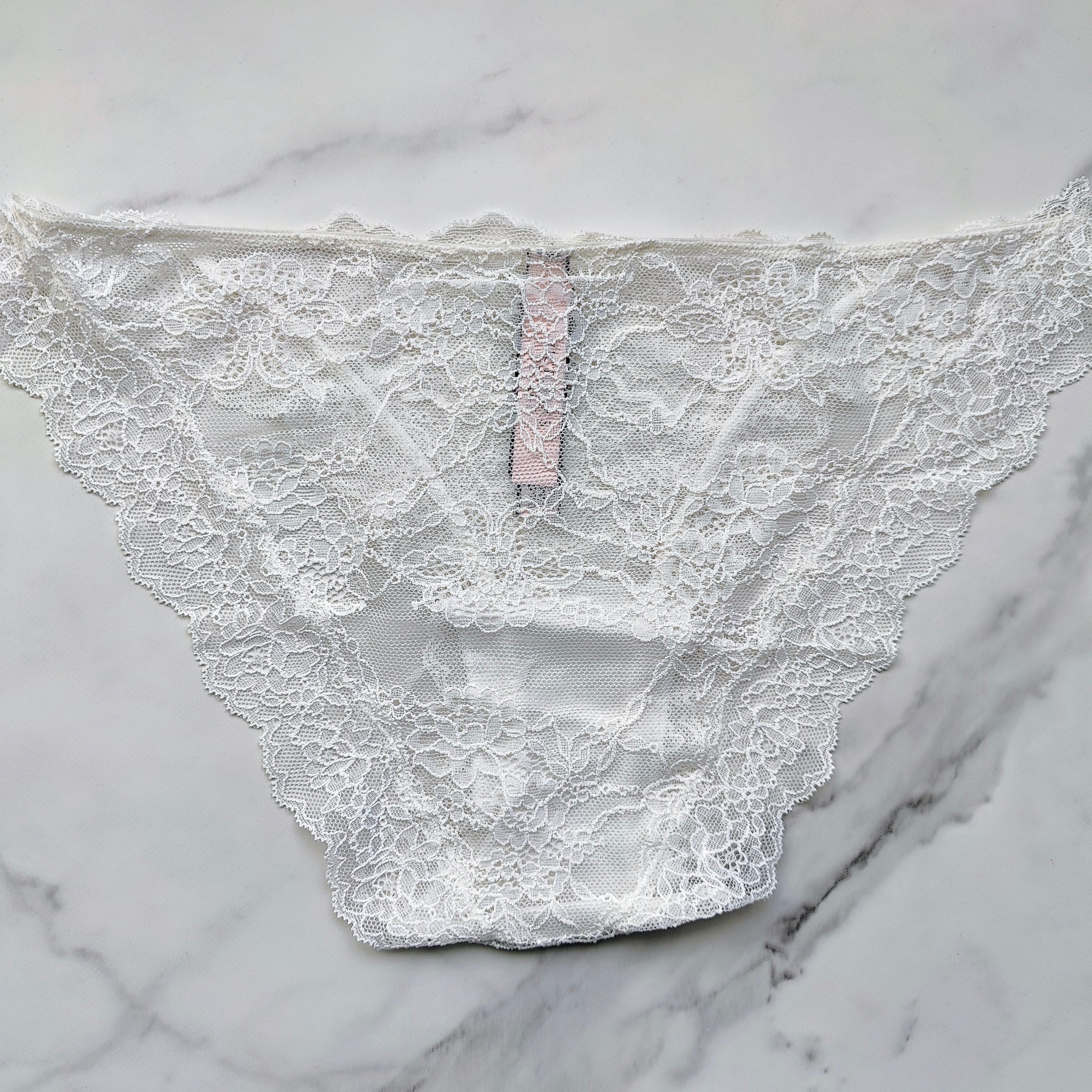Dream Angels Lace Corded Cheekini Panty