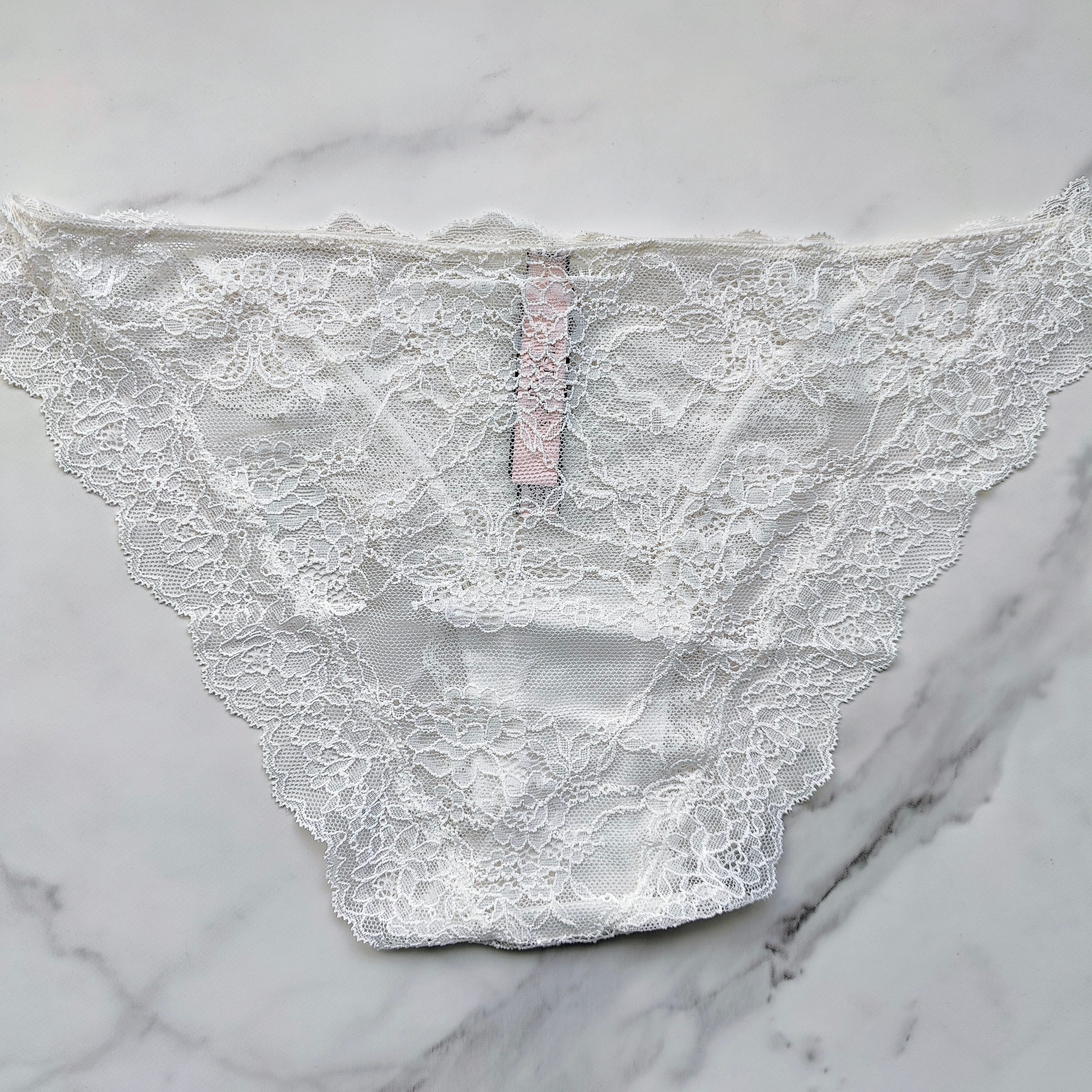 Dream Angels Lace Corded Cheekini Panty