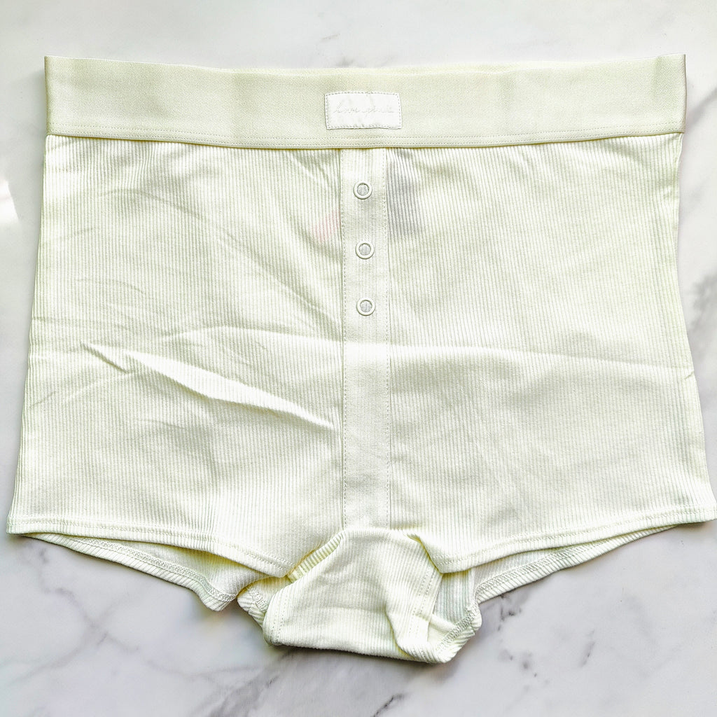 Rib High-Waist Boyshort Panty