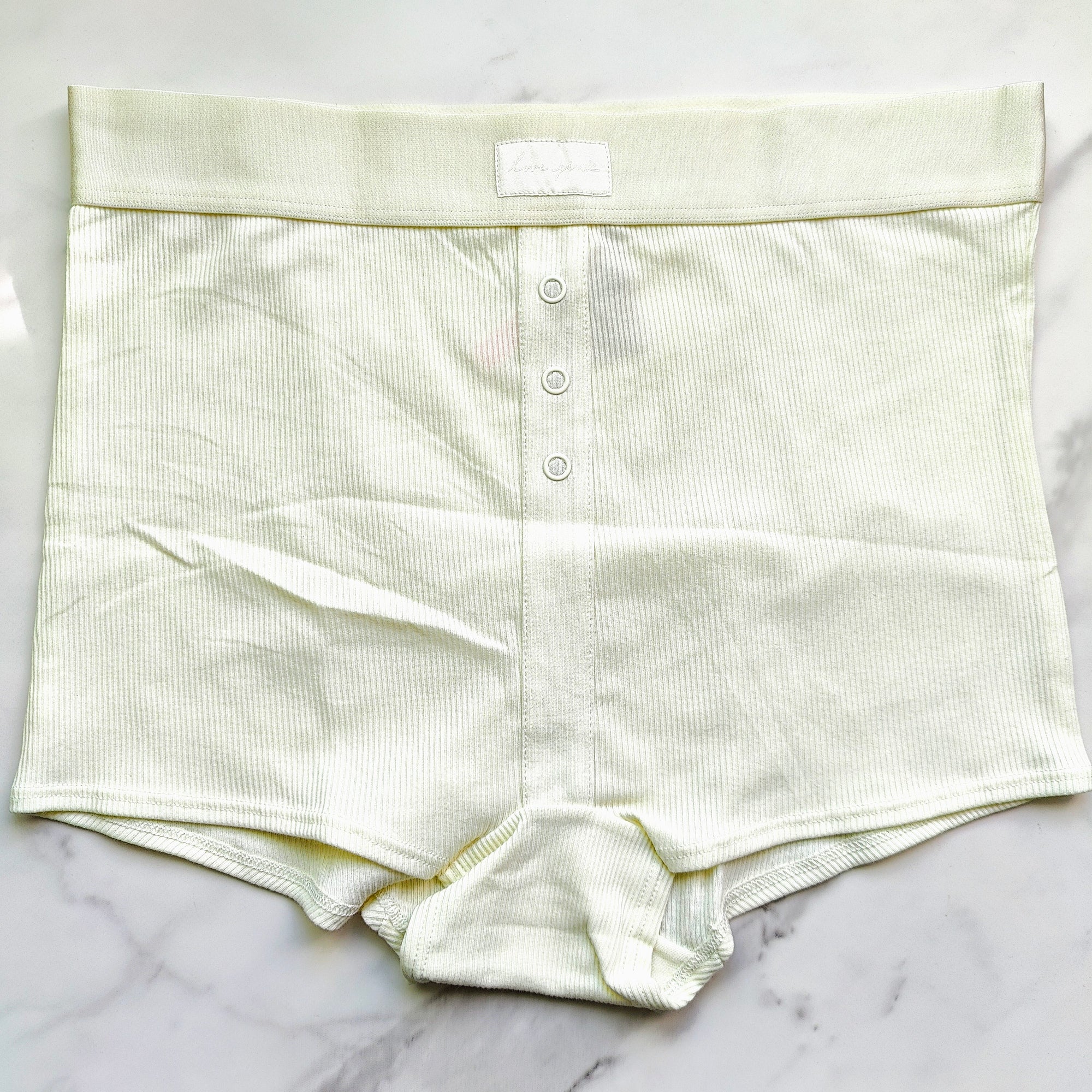 Rib High-Waist Boyshort Panty