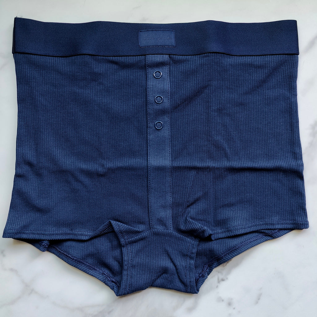 Rib High-Waist Boyshort Panty