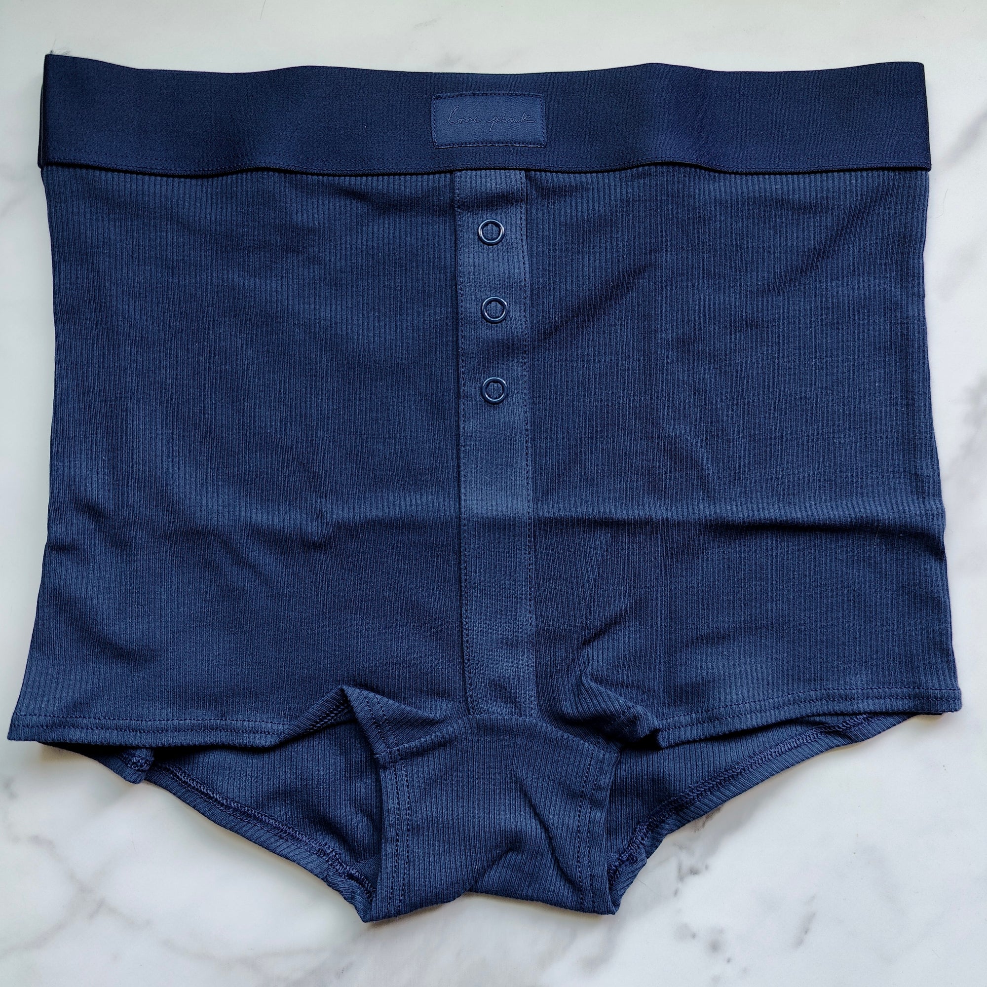 Rib High-Waist Boyshort Panty