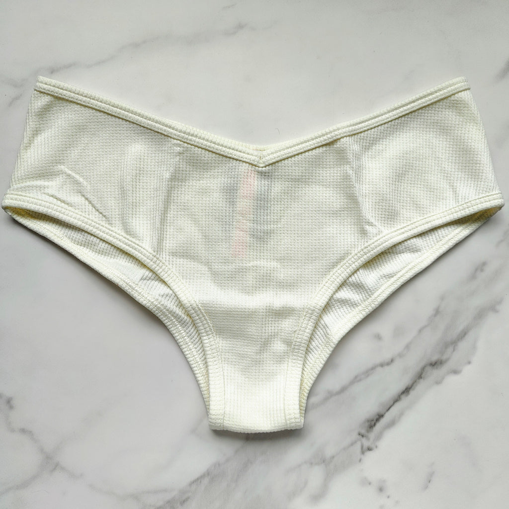 Waffle Cotton Cheekster Panty