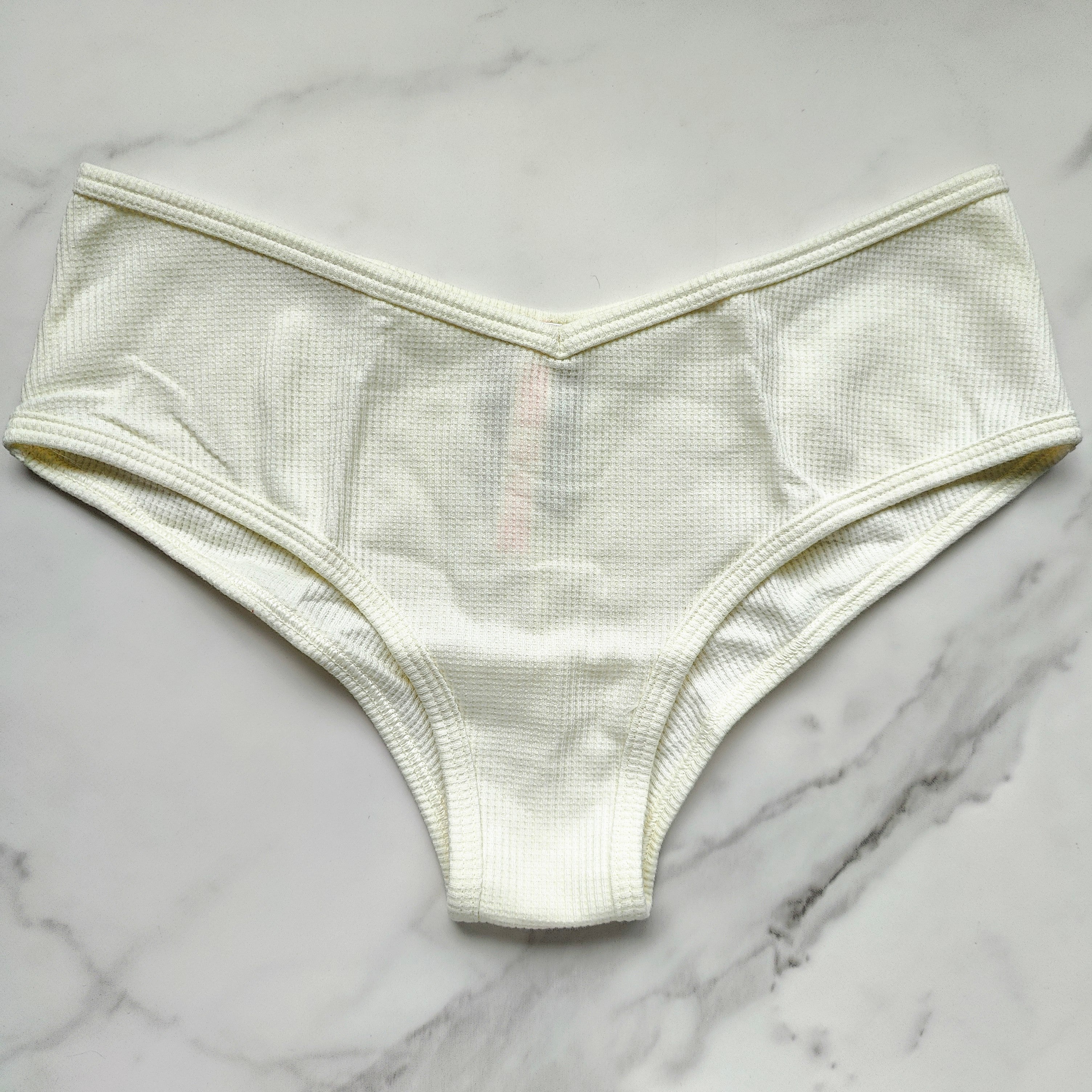 Waffle Cotton Cheekster Panty