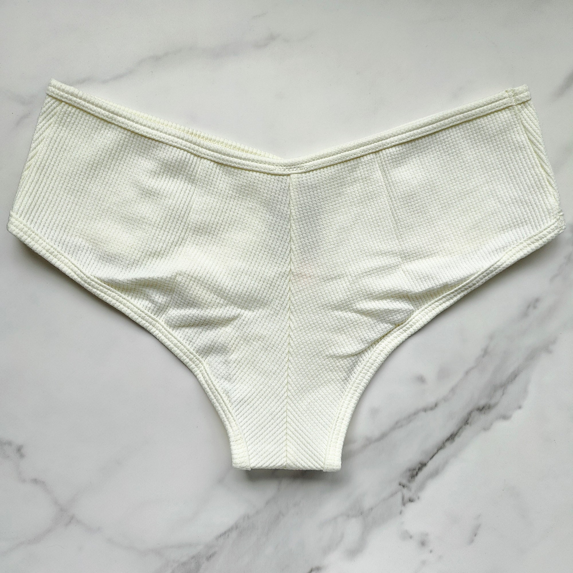 Waffle Cotton Cheekster Panty