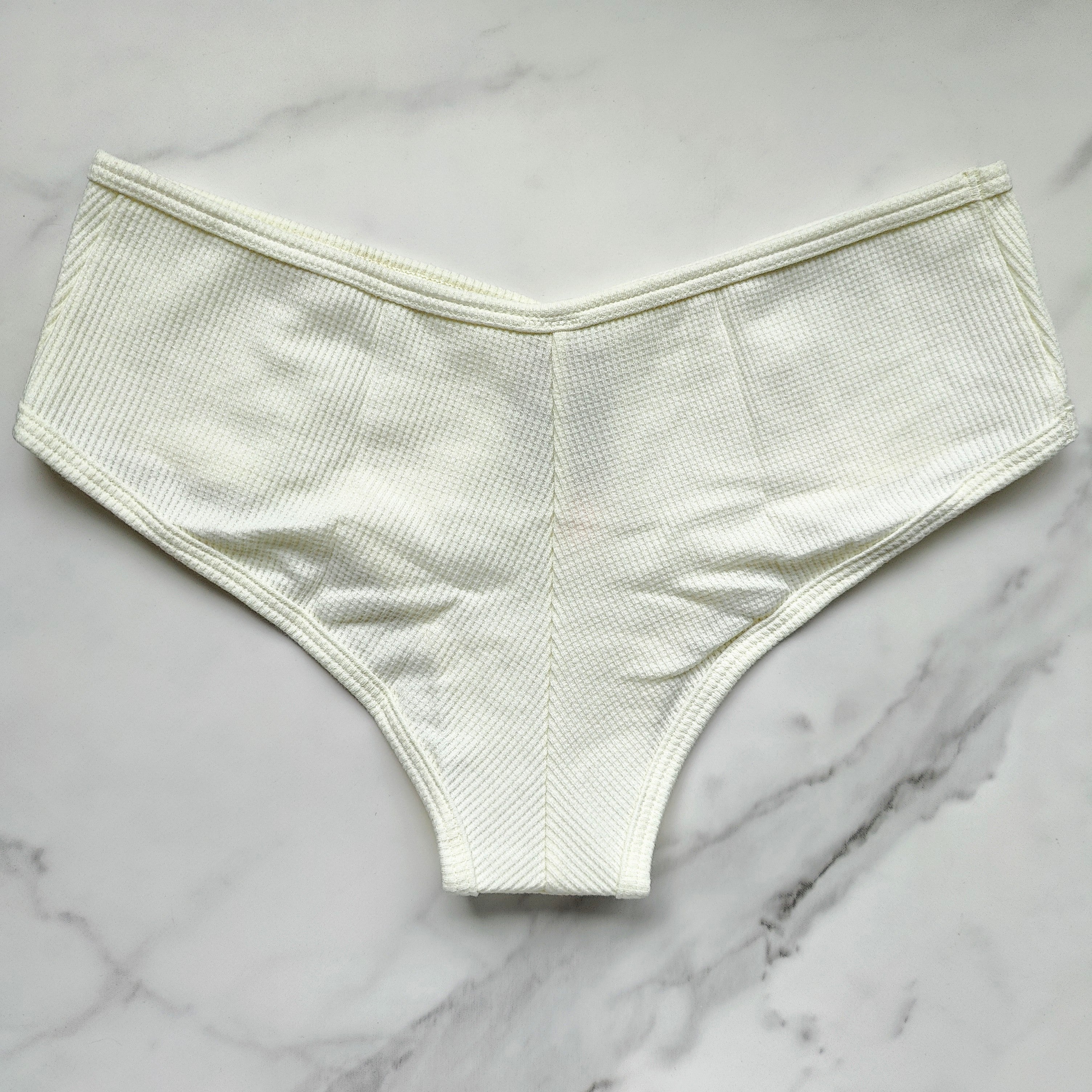 Waffle Cotton Cheekster Panty