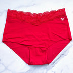 Lace Waistband No-Show Boyshort Panty