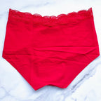 Lace Waistband No-Show Boyshort Panty