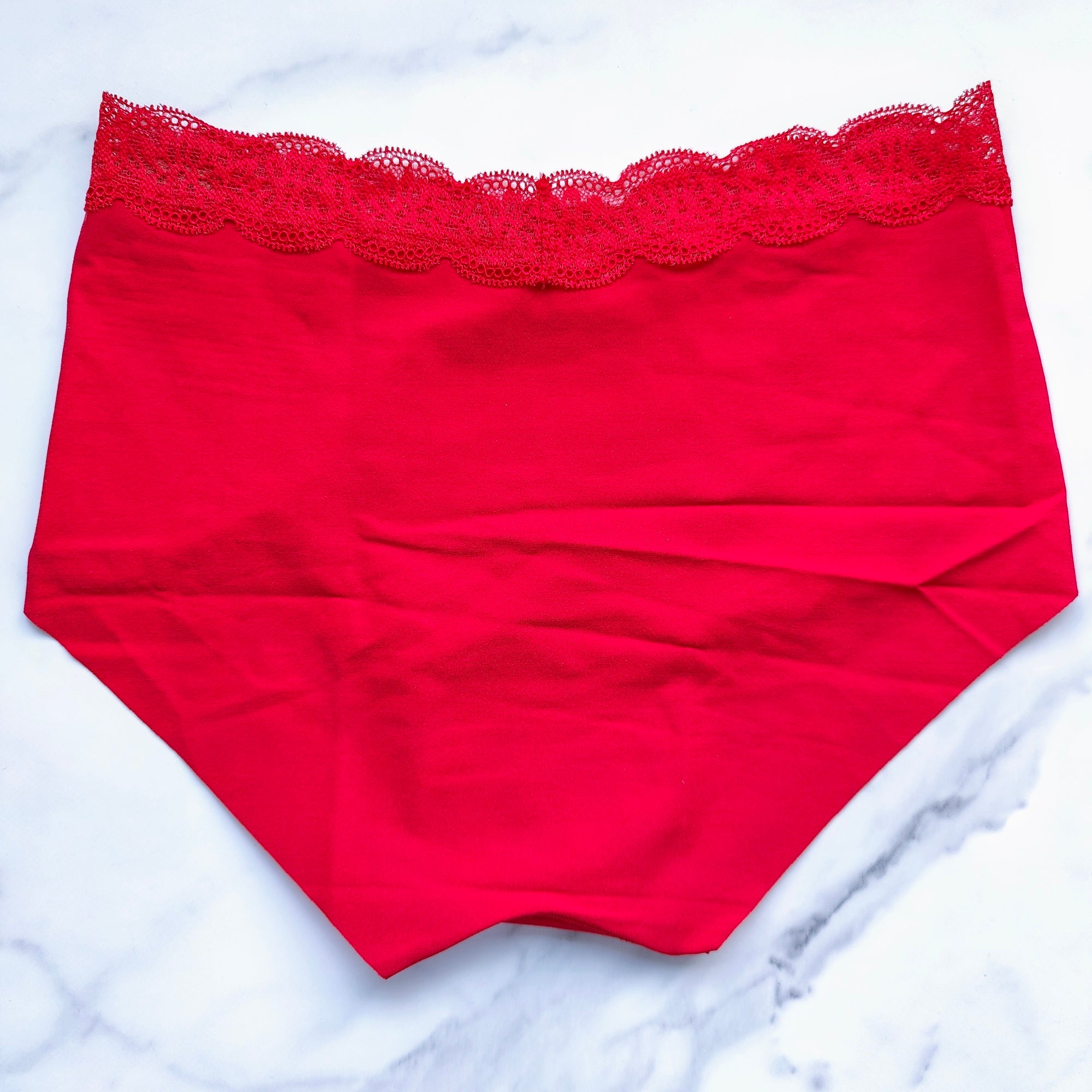 Lace Waistband No-Show Boyshort Panty