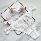 Classic Lace Strappy Thong Panty