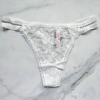 Classic Lace Strappy Thong Panty