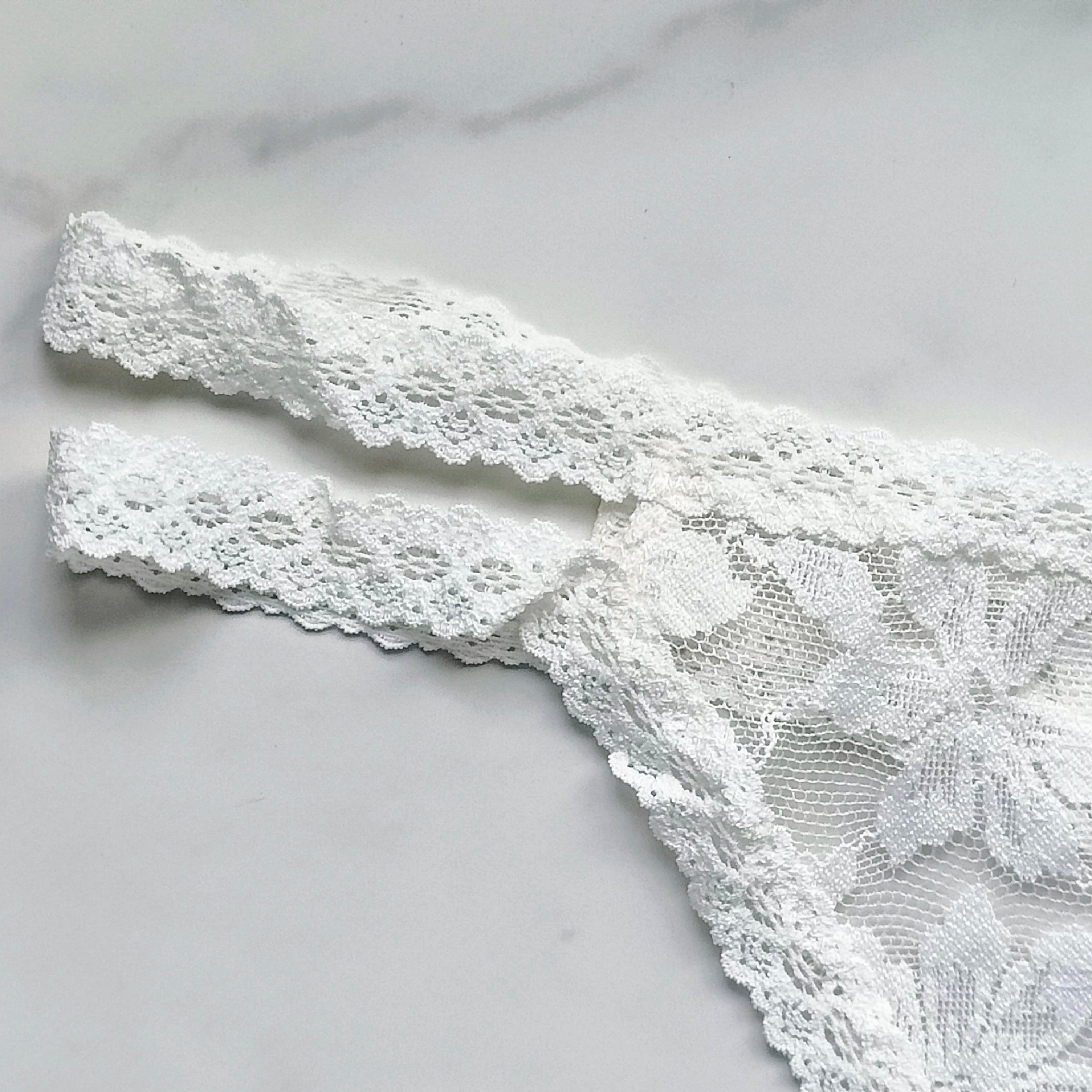 Classic Lace Strappy Thong Panty