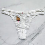 Classic Lace Strappy Thong Panty