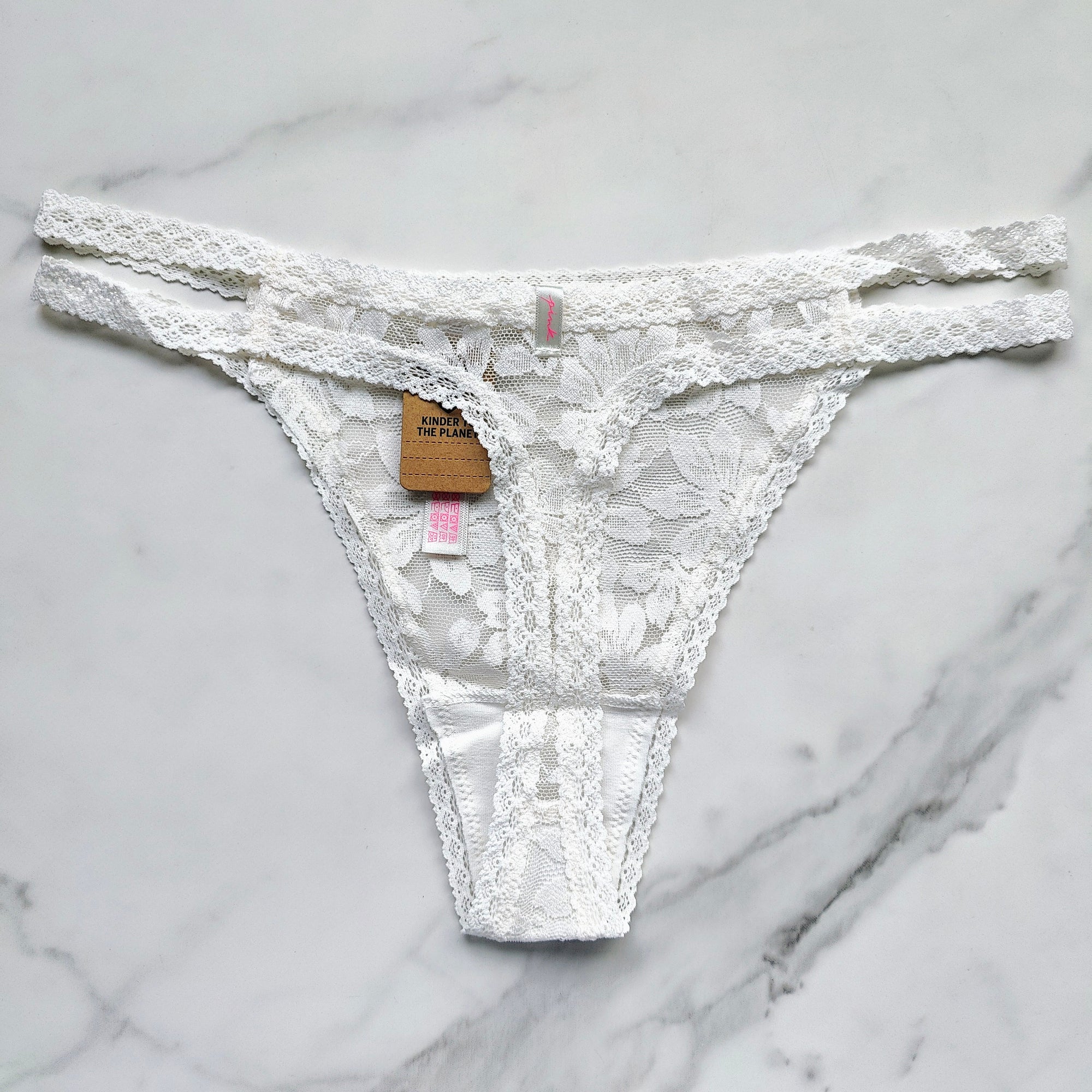 Classic Lace Strappy Thong Panty