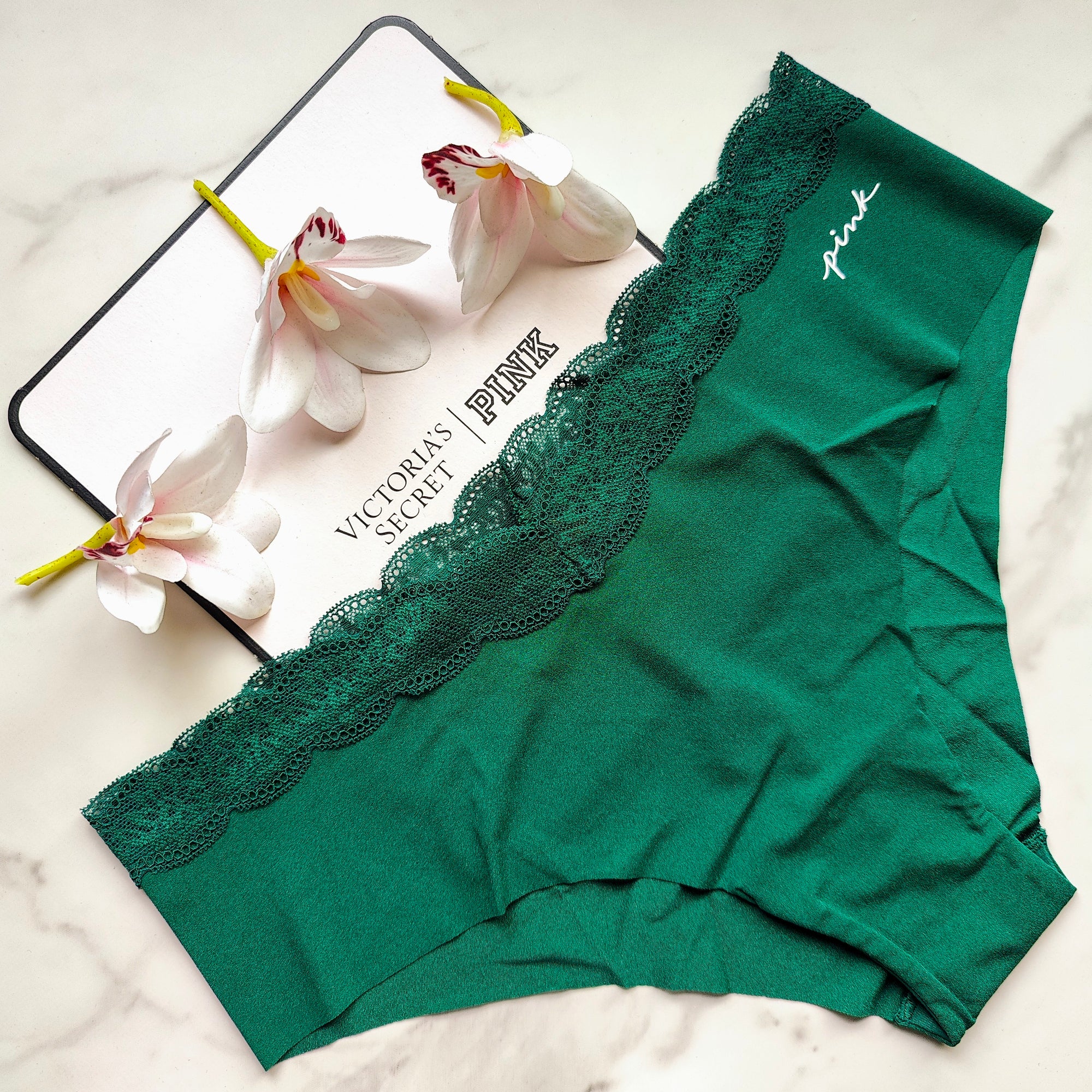 Lace Waistband No-Show Cheekster Panty