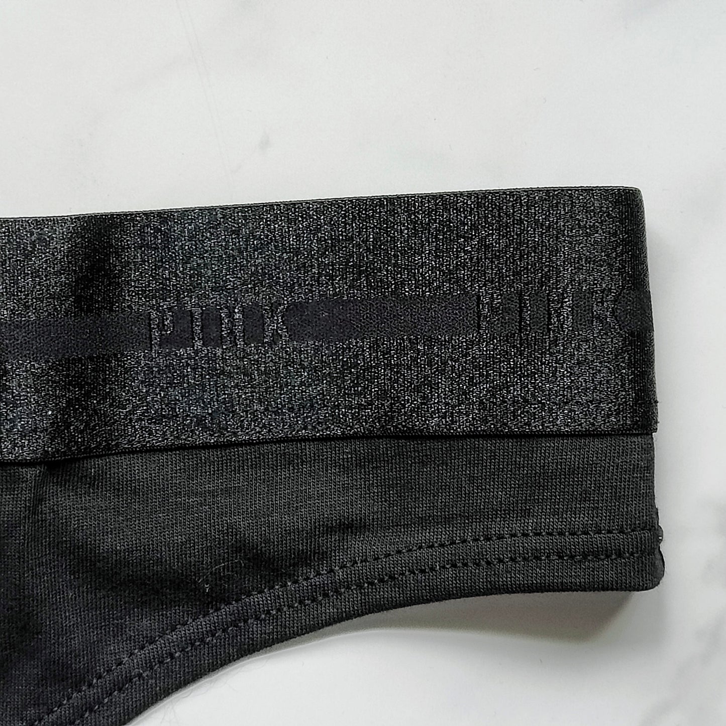 Retro Elastic Logo Thong Panty