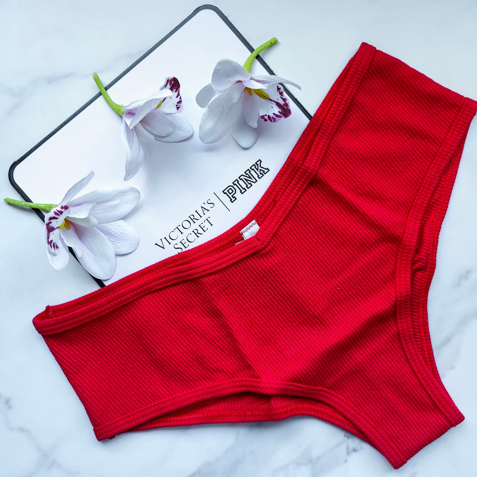 Waffle Cotton Cheekster Panty