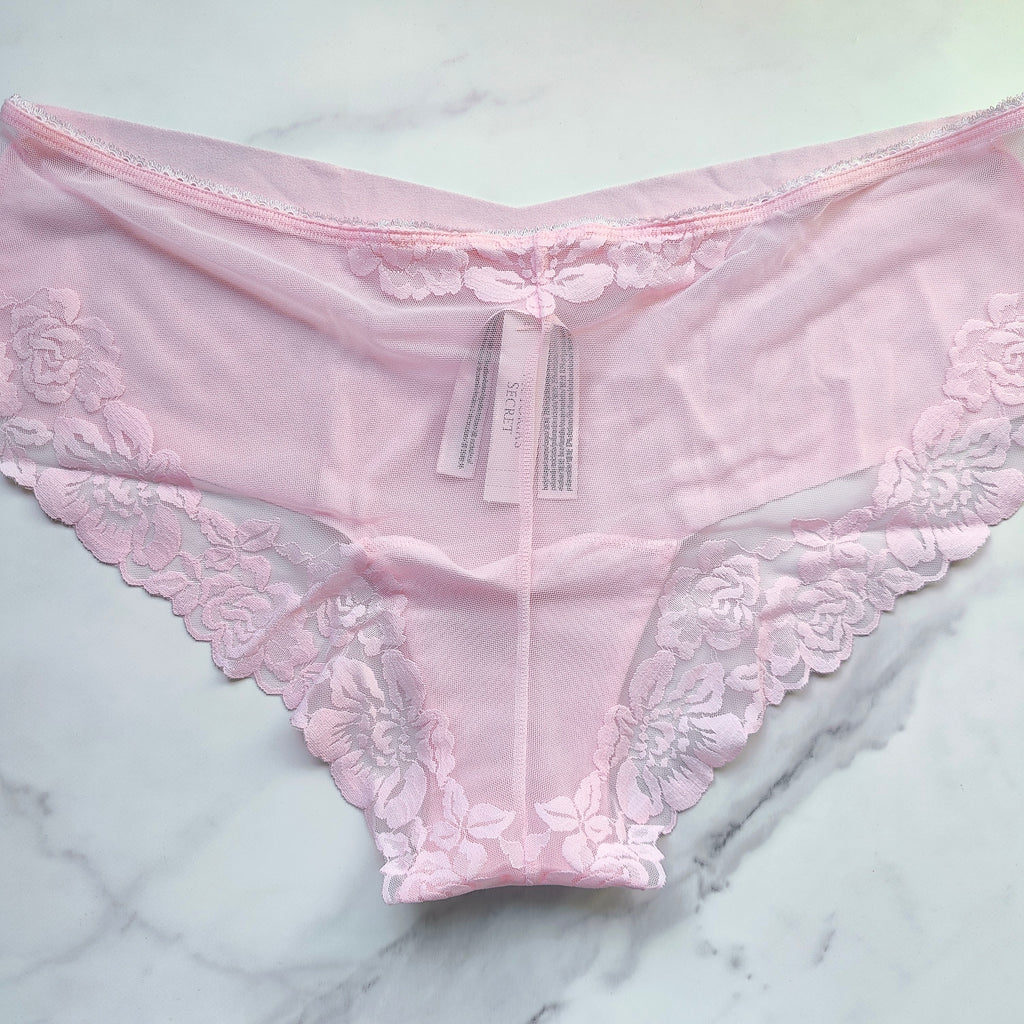 No-Show Lace Back Cheeky Panty