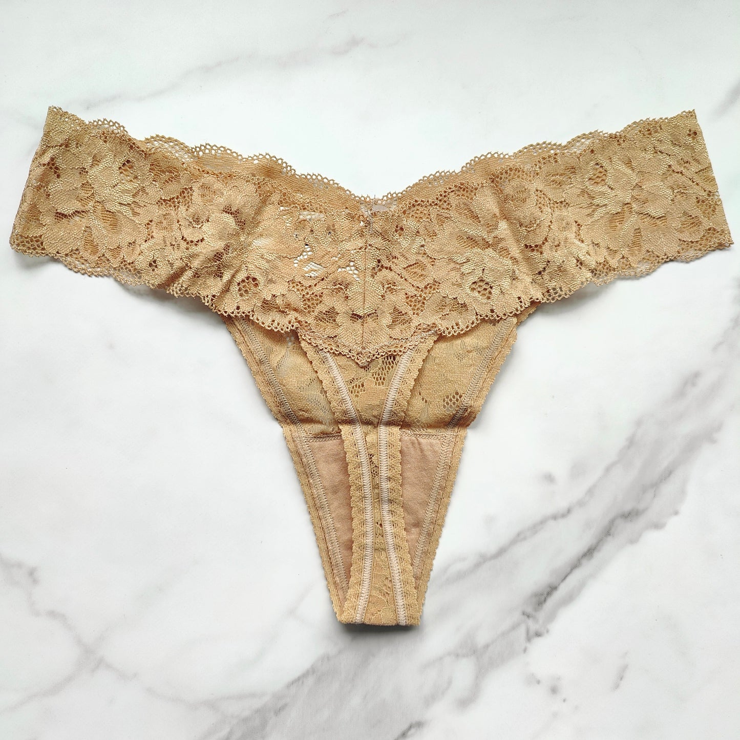 Embraceable Signature All-Over Lace Thong Panty